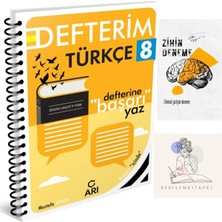 Arı Yayıncılık 8.sınıf Türkçe Konu Anlatım DEFTER+ZİHİNDENEME-KD590
