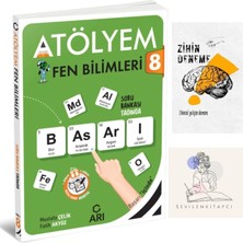 Arı Yayıncılık 8.sınıf Fen Atölyem Soru BANKASI+ZİHİNDENEME-KD914