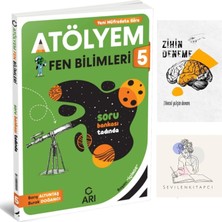 Arı Yayıncılık 5.sınıf Fen Atölyem Soru BANKASI+ZİHİNDENEME-KD730