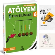 Arı Yayıncılık 6.sınıf Fen Atölyem Soru BANKASI+ZİHİNDENEME-KD888