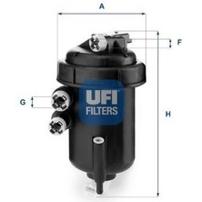 Ufı 5512700 - Yakıt Filtresi Kutulu Ducato-Boxer-Jumper 2.0-2.8jtd-Hdı 02 Oe