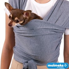 Gri Renkli Kedi ve Köpek Taşıma Çantası, Rahat ve Güvenli Seyahat Için Uygun