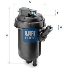 Ufı 5515200 - Yakıt Filtresi Astra H-Zafıra 1.9 Cdtı 05 Oe