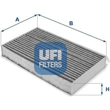 Ufı 5421700 - Polen Filtresi Renault Megane Iıı 08 Scenıc Iıı 08 Fluence 09 Karbonlu