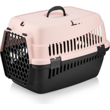 Pembe Evcil Hayvan Taşıma Çantası, Rahat ve Şık Küçük Boy 35X49X32,5 cm