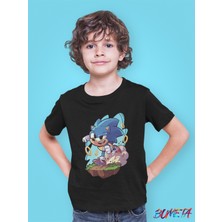 Bumeta Sonic Chibi Game Çocuk Tişört T-Shirt