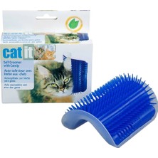 Mavi Kedi Otlu Kaşınma Fırçası, Evcil Hayvanlar Için Rahat Kullanım
