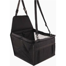 Siyah Iç Tasarımlı Evcil Hayvan Taşıma Çantası, Konforlu Seyahat Sağlar