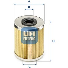 Ufı 2669500 - Yakıt Filtresi Master Iı-Master Iıı-Trafıc Iı-Movano Iı-Vıvaro 2.2dtı-2.5dtı-2.5cdtı