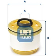 Ufı 2604500 - Yakıt Filtresi Toyota Hılux Vıgo 2.5l 2kdftv KUN15 KUN25 05-15 3.0l 1kd-Ftv KUN26 05-14