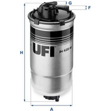 Ufı 2442800 - Yakıt Filtresi Cordoba 02-09 -Ibıza Iv 02-09 -Fabıa 00-08 -Polo 01- 1.4tdı-1.9tdı-1.9sdı