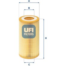 Ufı 2501300 - Yag Fıltresı Mercedes OM611 W203 W211 W210 W639 B901 B904