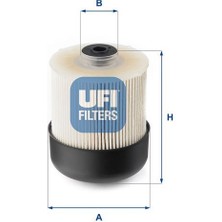 Ufı 2611500 - Yakıt Fıltresı Mercedes Cıtan OM607 W415 12 . Renault Clıo Iv 12 Captur I 13 Express 21 K9K 1.5 Dci