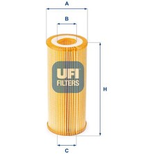 Ufı 2508000 - Yağ Filtresi Touareg 3.0 V6 10 A4 3.0-3.2 Fsı 08 A5 3.0-3.2 10 A6 2.8-3.0-3.2 Fsı 04-11