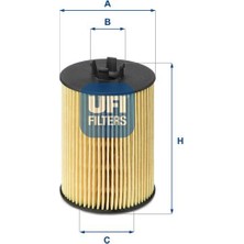 Ufı 2506300 - Yag Fıltresı Mercedes M266 W168 W414