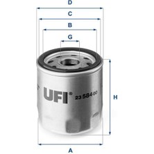 Ufı 2358400 - Yag Fıltresı Transıt V348-V347-V363-V362 06 14 2.2-2.4 Tdcı Boxer Jumper Iıı Boxer Jumper Ducato 2.2hdı 06 2.2hdı