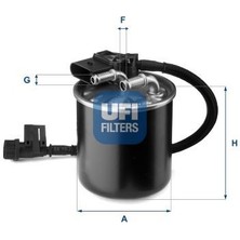 Ufı 2414900 - Yakıt Fıltresı Mercedes OM651 W204 S204 W212 C207 W166 X204 W639 W447 B906 B907 B910