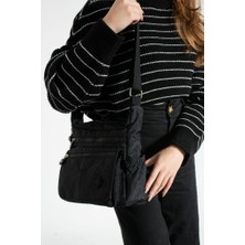 Klinkır Kadın Postacı Çanta Çok Cepli Kapaklı Model 30*20 cm Su Itici Çapraz Askılı Postacı Çanta