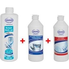 Bulaşık Matik Jel 1000ML,BULAŞIK Parlatıcısı 500ML,BULAŞIK Makinesi Temizleyici 500ML