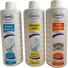 Bulaşık Matik Jel 1000ML +Yağ ÇÖZÜCÜ1000ML +Bulaşık Sıvısı 1000ML