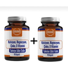 Kalsiyum Magnezyum Çinko D Vitamini x 2 Adet