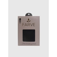Siyah  Farve Puantiyeli Külotlu Çorap Siyah