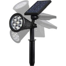 10 W Solar Güneş Enerjili Çim Bahçe Armatürü Aydınlatma Yeşil (2 Adet)