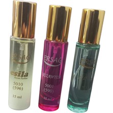 Ersağ Krizantem +Lilyum +Esila Parfüm 15 ml Özel Set