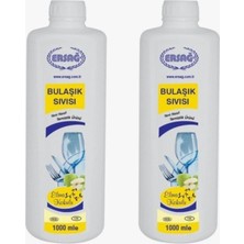 Bulaşık Sıvısı Elma Kokulu 1000 ml x 2 Adet