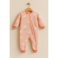 Yeni Sezon Trend Sevimli Hayvanlar Baskılı :%100 Pamuklu Kışlık Çocuk Uyku Tulumu