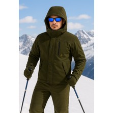  Su ve Rüzgar Geçirmez Kürklü Softshell Erkek Mont