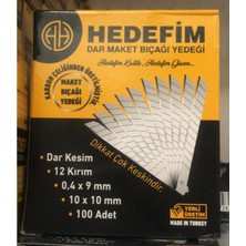 Hedefi̇m Ince Maket Biçaği Yedeği̇ 7282 10