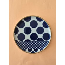 Porland Spotty Puantiyeli Pasta Tabağı 20CM 6 Parça