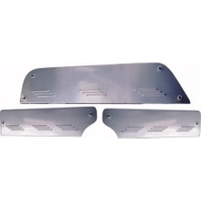 Vw Volkswagen Caravelle T5 Uyumlu Kapı Eşiği 3 Parça 2003-2010 Paslanmaz Krom