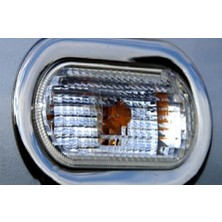 Vw Volkswagen Transporter T5 Uyumlu Sinyal Çerçeve 2 Parça 2010-2014 Paslanmaz Krom