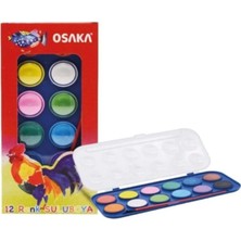 Osaka OSB-K12 12 Li̇ Küçük Sulu Boya 24