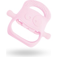 Büro Ev Ofis Bebek Bakımı Için Pembe Silikon Diş Kaşıyıcı