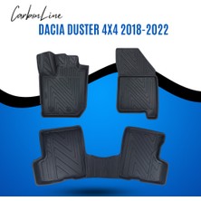 Dacıa Duster 4x4 2018-2022 3D Carbonline Araca Özel Paspas