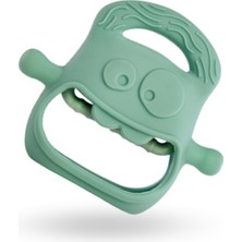 Büro Ev Ofis Bebek Bakımı Için Yeşil Silikon Diş Kaşıyıcı