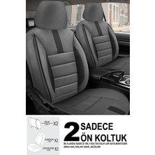 Nissan Qashqai +2 1.5 Dci Tekna Connect Glassro 2013 Uyumlu  Sadece Ön Iki Koltuk Tay Tüyü Oto Kılıf Füme