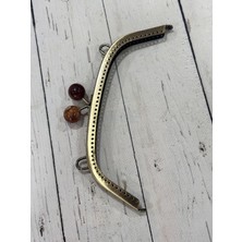 Çanta ve Cüzdan Klips Boncuklu Model Antik 23 cm