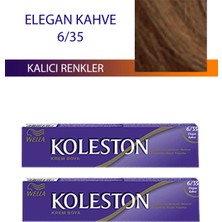 2 Adet Single Tüp Boya Saç Boyası Elegan Kahve 6/35