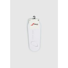 Beyaz  Eclipse Sport ES001 Beyaz Sneaker Tekli Çorap