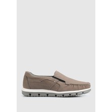 Gri Deri Erkek Ayakkabı