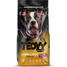 Tedyy Kuzu Etli Pirinçli Yetişkin Köpek Maması 15 kg
