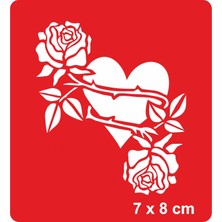 Kalpte Güller Açınca! Tattoo Geçici Dövme Şablonları Kına Kalıpları