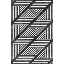 Bazaar Forum Pamuk Taban Dijital Baskı Kaymaz Tüy Dökmeyen Makinada Yıkanabilir Salon Halısı Mutfak Halısı