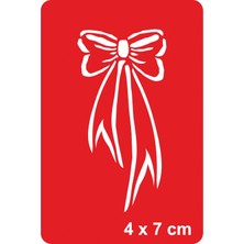 Kuyruklu Fiyonk Tattoo Geçici Dövme Şablonları Kına Kalıpları