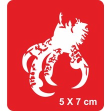 Kartal Pençesi Tattoo Geçici Dövme Şablonları Kına Kalıpları