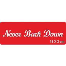 Asla Geri Dönme Tattoo Geçici Dövme Şablonları Kına Kalıpları